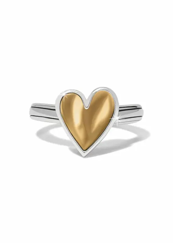 Cascade Heart Ring