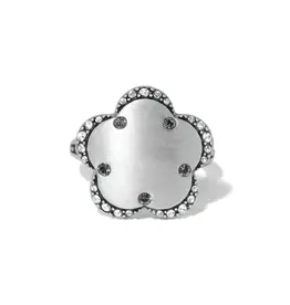 Gaia Flower Ring- Silver