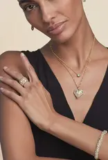 Trust Your Journey Gold Hinge Bracelet