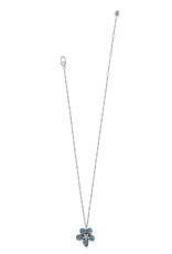Trust Your Journey Blues Flower Necklace