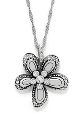 Trust Your Journey Blues Flower Necklace