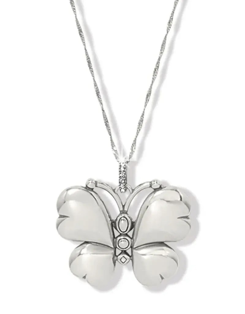 Gaia Butterfly Silver Necklace
