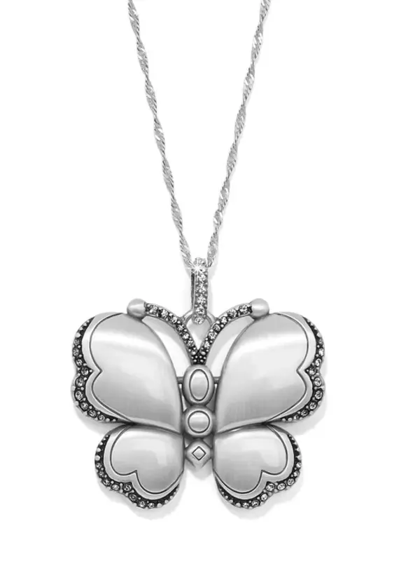 Gaia Butterfly Silver Necklace