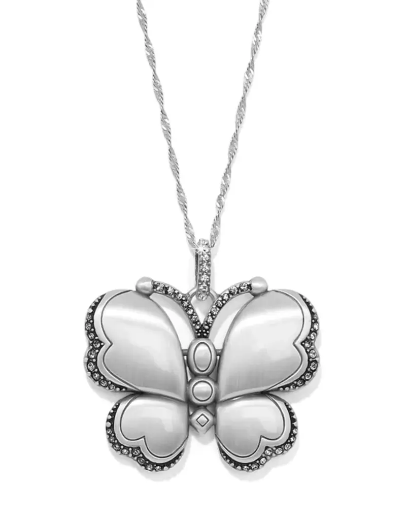 Gaia Butterfly Silver Necklace