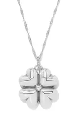 Gaia Four Leaf Clover Silver Necklace