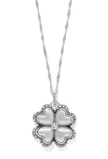 Gaia Four Leaf Clover Silver Necklace