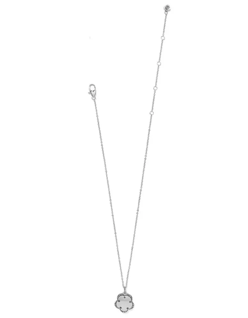 Gaia Flower Silver Necklace