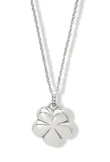 Gaia Flower Silver Necklace