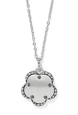 Gaia Flower Silver Necklace