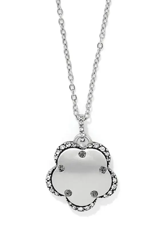 Gaia Flower Silver Necklace