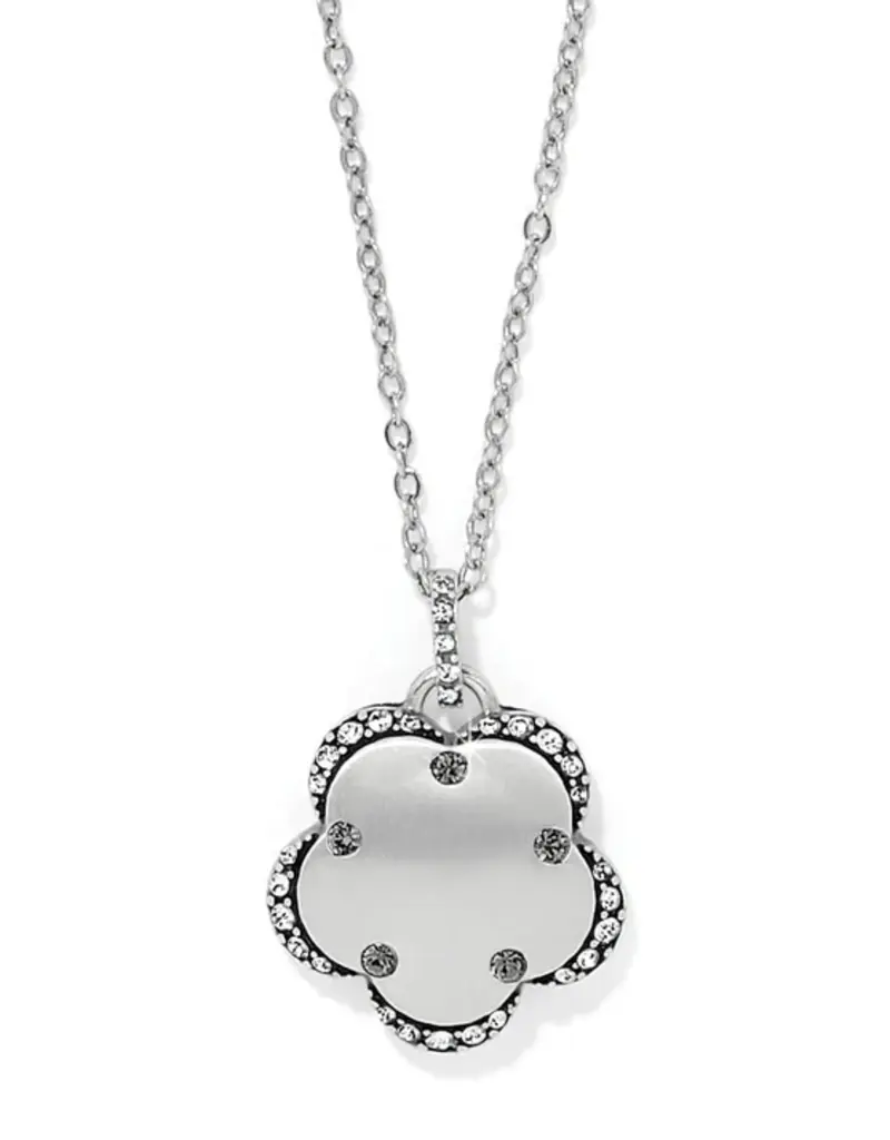 Gaia Flower Silver Necklace