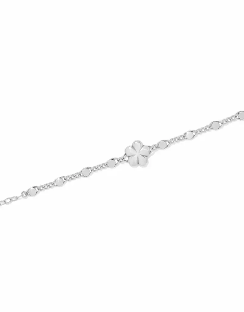 Gaia Flower Silver Bracelet