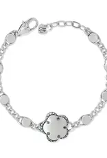Gaia Flower Silver Bracelet