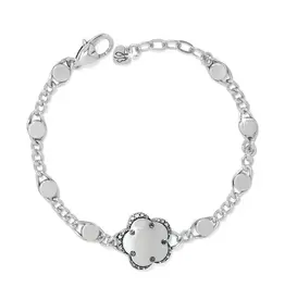 Gaia Flower Silver Bracelet