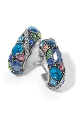 Trust Your Journey Blues Hoops