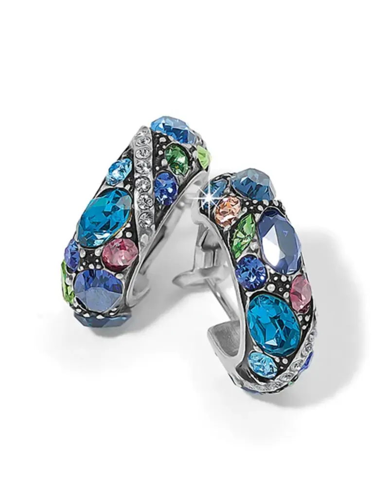 Trust Your Journey Blues Hoops