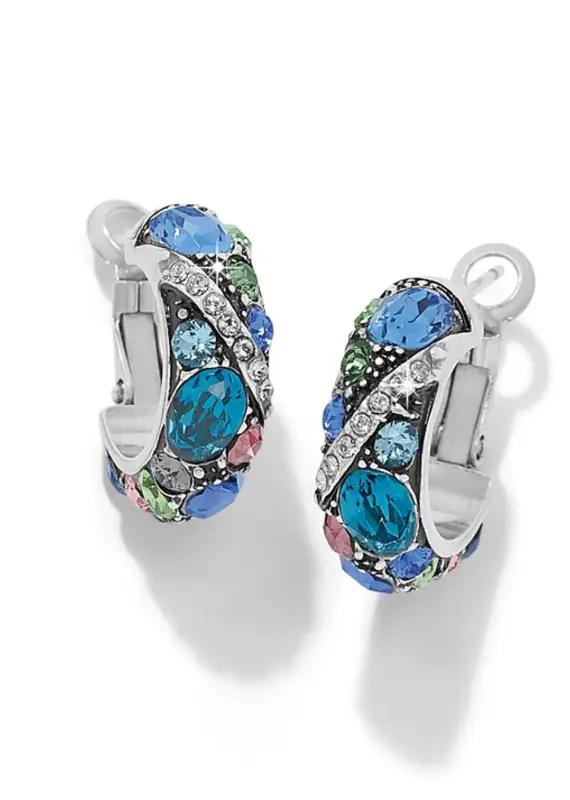 Trust Your Journey Blues Hoops