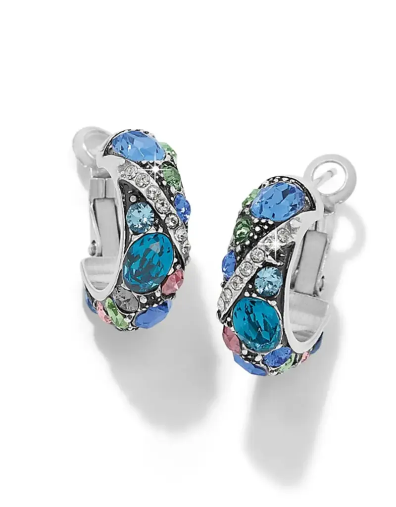 Trust Your Journey Blues Hoops