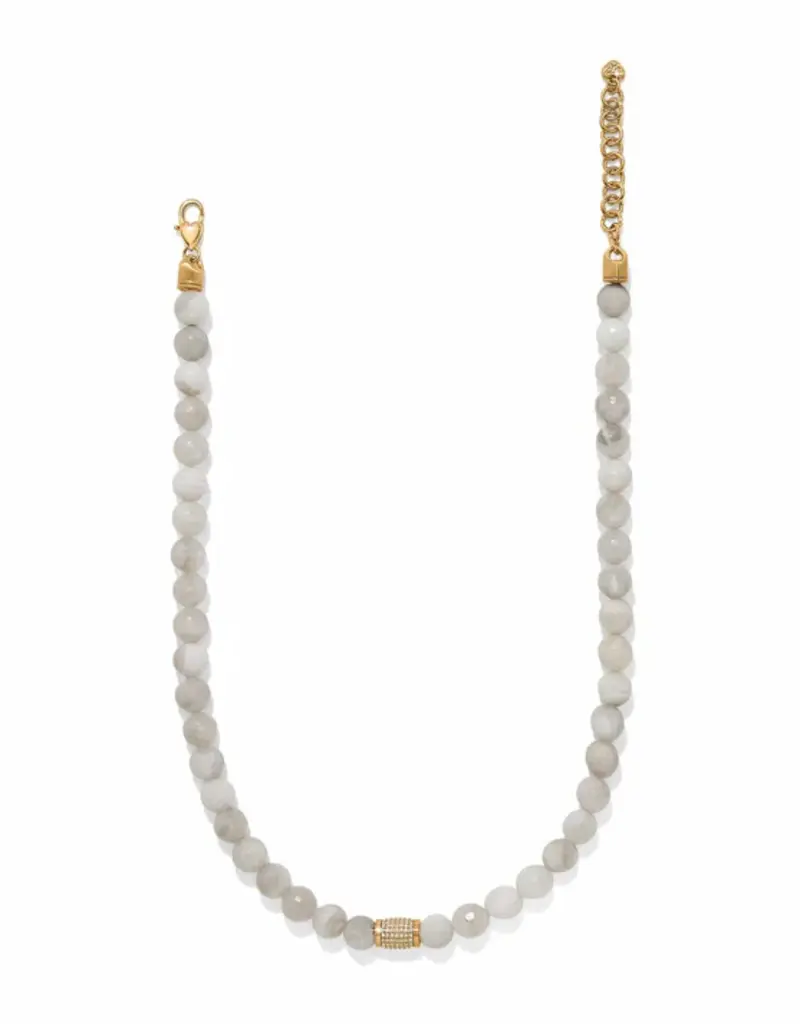 Meridian Solis White Bead Neclace