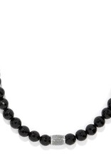 Meridian Solis Black Bead Necklace