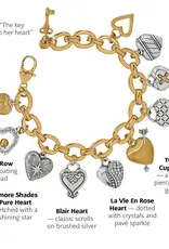 One Heart Large Charm Bracelet