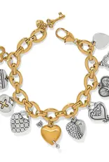One Heart Large Charm Bracelet