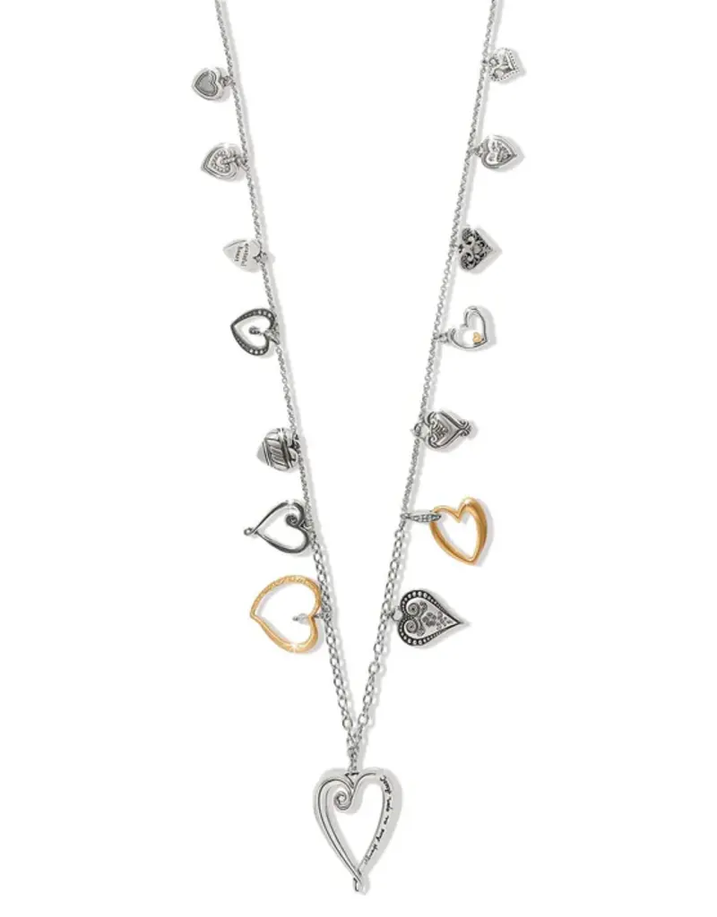 One Heart Large Long Necklace