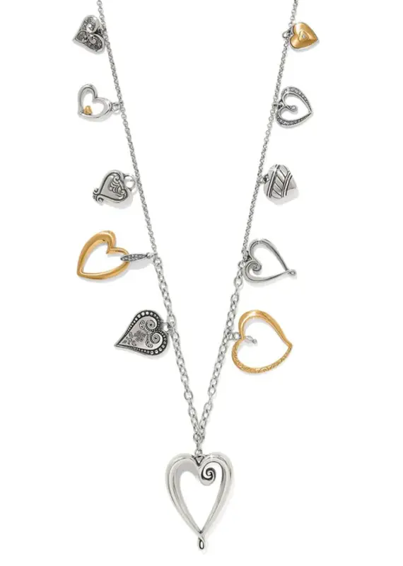 One Heart Large Long Necklace