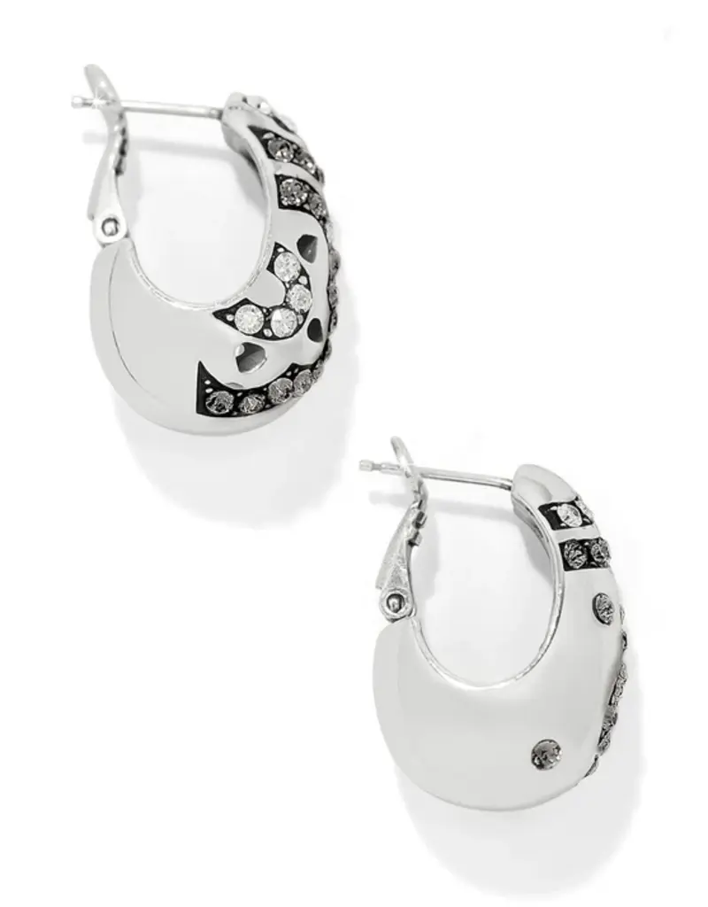 Flora Hoop in Silver