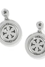 Flora Petite Post Drop in Silver