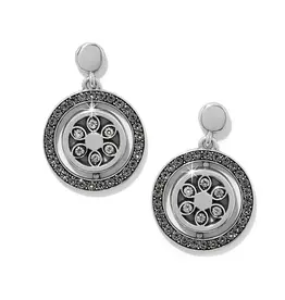 Flora Petite Post Drop in Silver