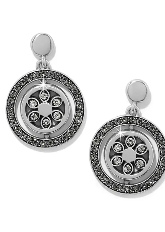 Flora Petite Post Drop in Silver