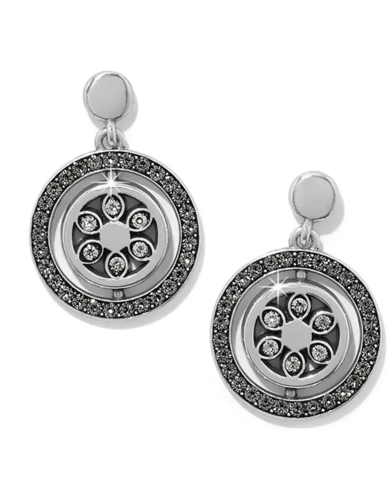 Flora Petite Post Drop in Silver