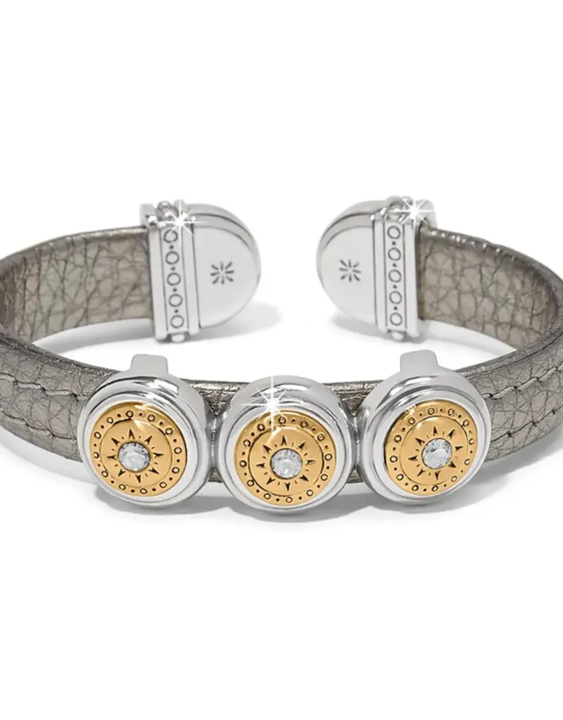 Mosaic Two Tone Titanium Disc Cuff