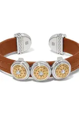 Mosaic Two Tone Luggage Disc Cuff