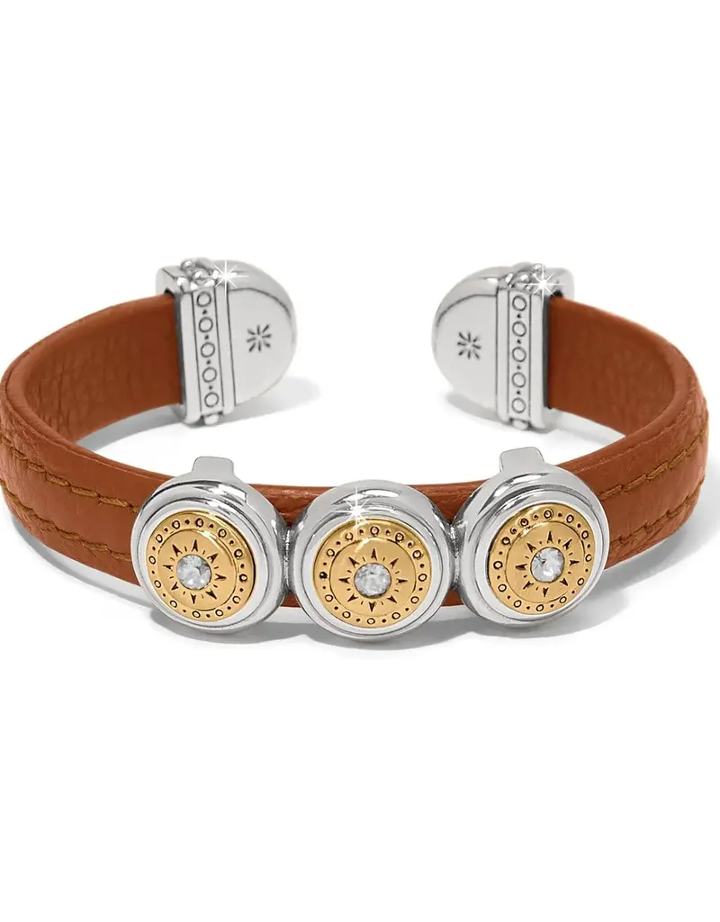 Mosaic Two Tone Luggage Disc Cuff