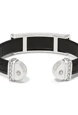 Mosaic Two Tone Black Bar Cuff