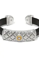 Mosaic Two Tone Black Bar Cuff