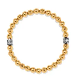 Meridian Petite Stretch Bracelet in Hematite