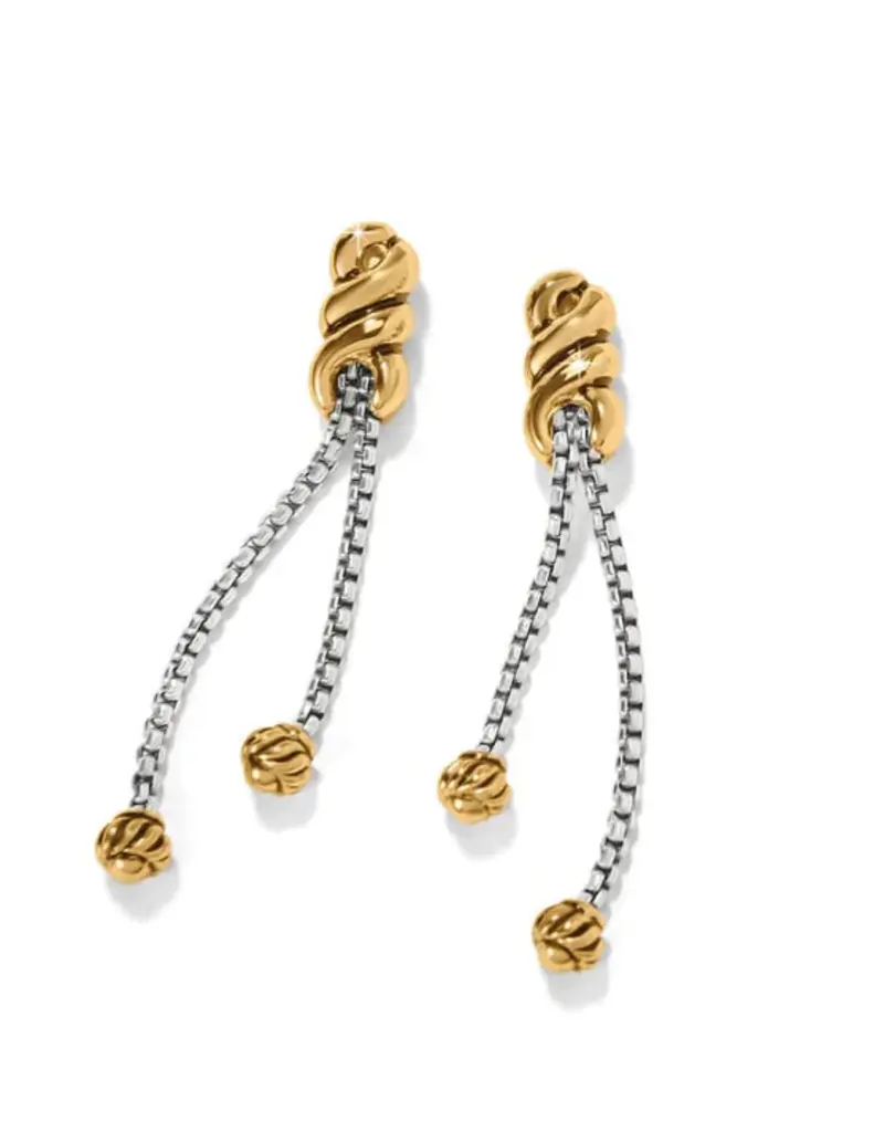 Interlok Twist Two tone Double Post Drop