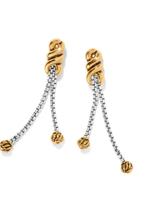 Interlok Twist Two tone Double Post Drop