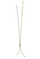 Meridian Ventus Two Tone Y necklace