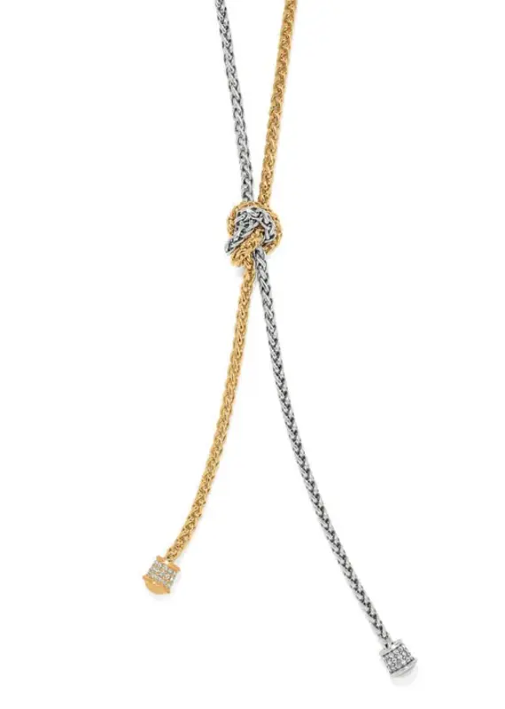 Meridian Ventus Two Tone Y necklace