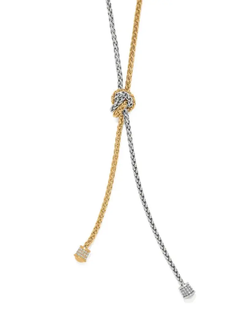 Meridian Ventus Two Tone Y necklace