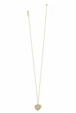 Trust Your Journey Convertible Heart Necklace in Gold