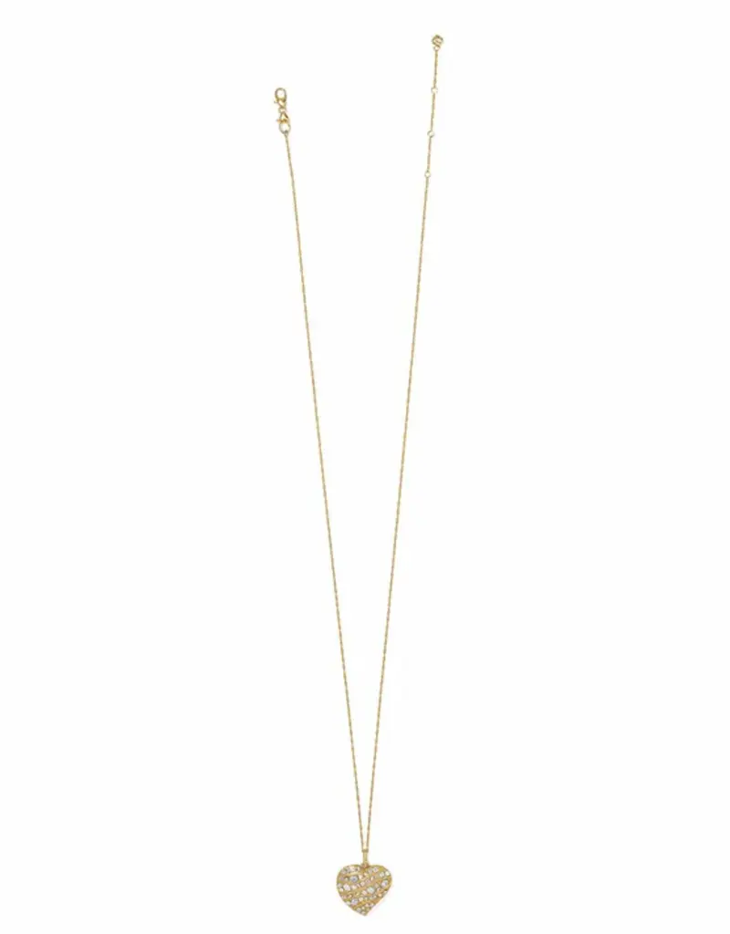 Trust Your Journey Convertible Heart Necklace in Gold