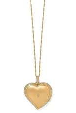 Trust Your Journey Convertible Heart Necklace in Gold