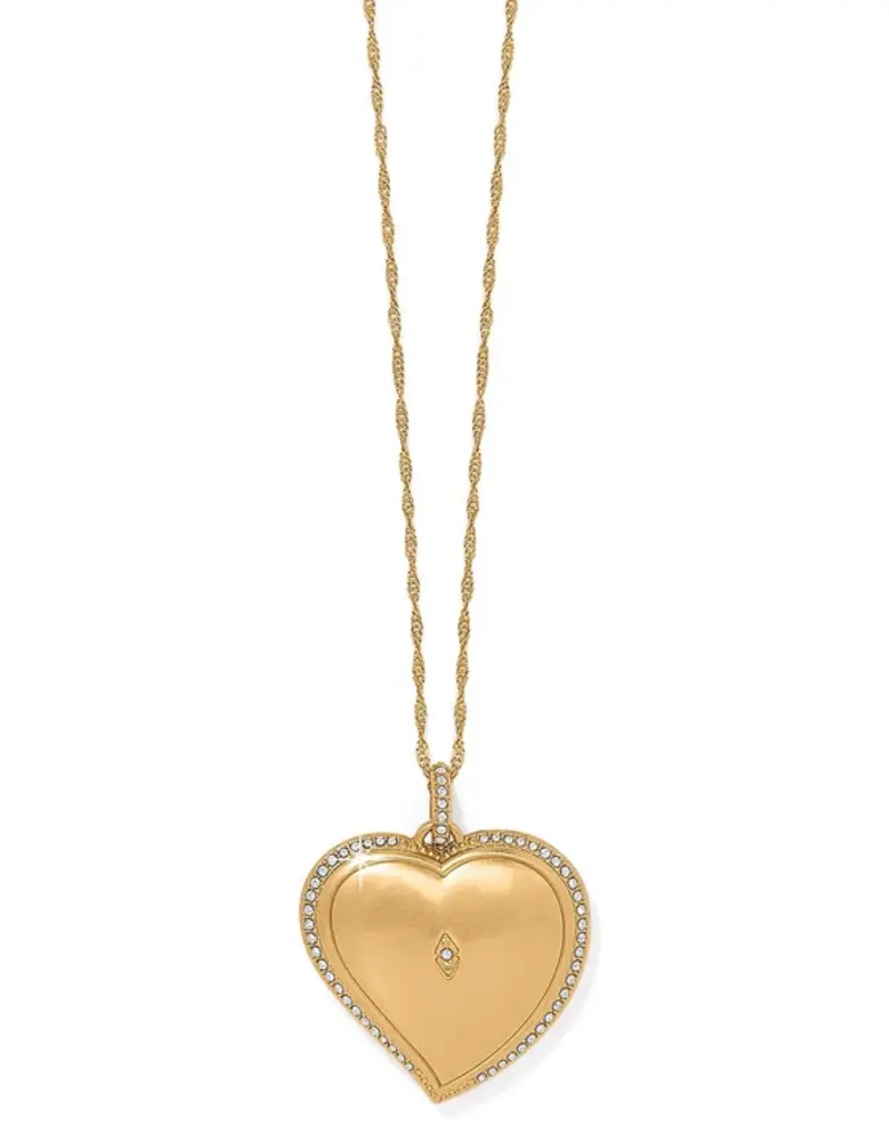 Trust Your Journey Convertible Heart Necklace in Gold
