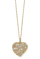 Trust Your Journey Convertible Heart Necklace in Gold