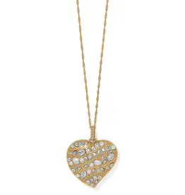 Trust Your Journey Convertible Heart Necklace in Gold